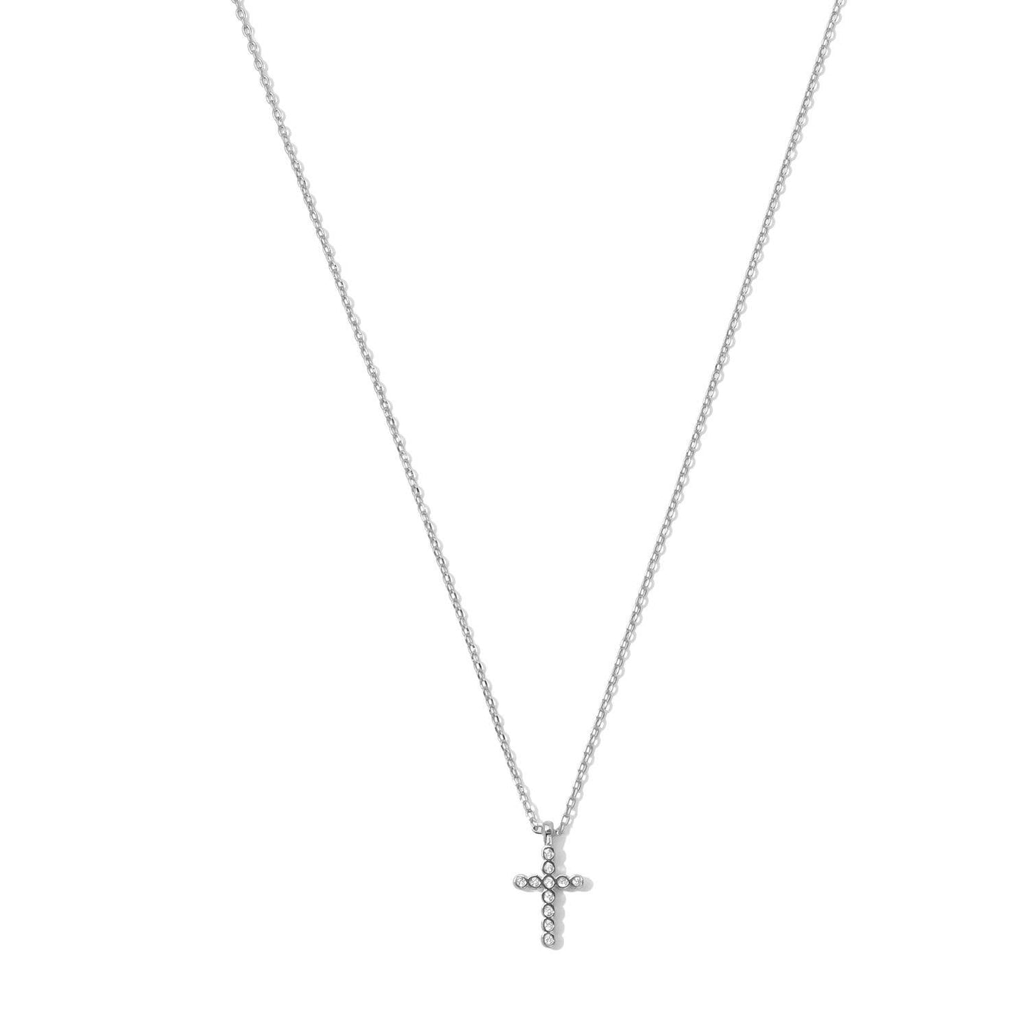 Delicate CZ Cross Necklace