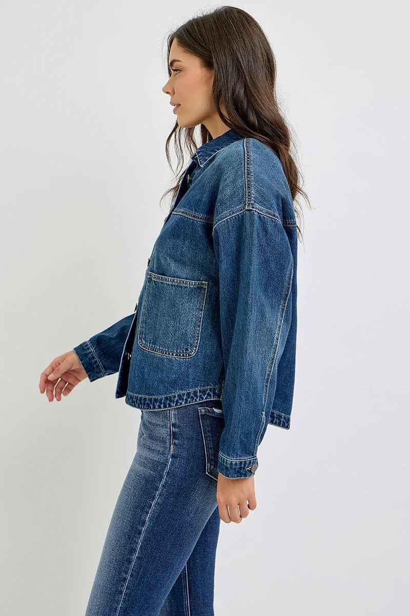 RISEN RELAXED FIT DENIM JACKET