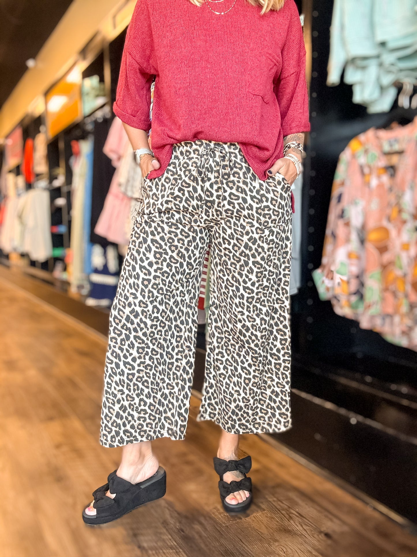 LAZY LEOPARD PANTS
