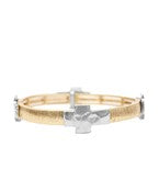 WORN CROSS BRACELET