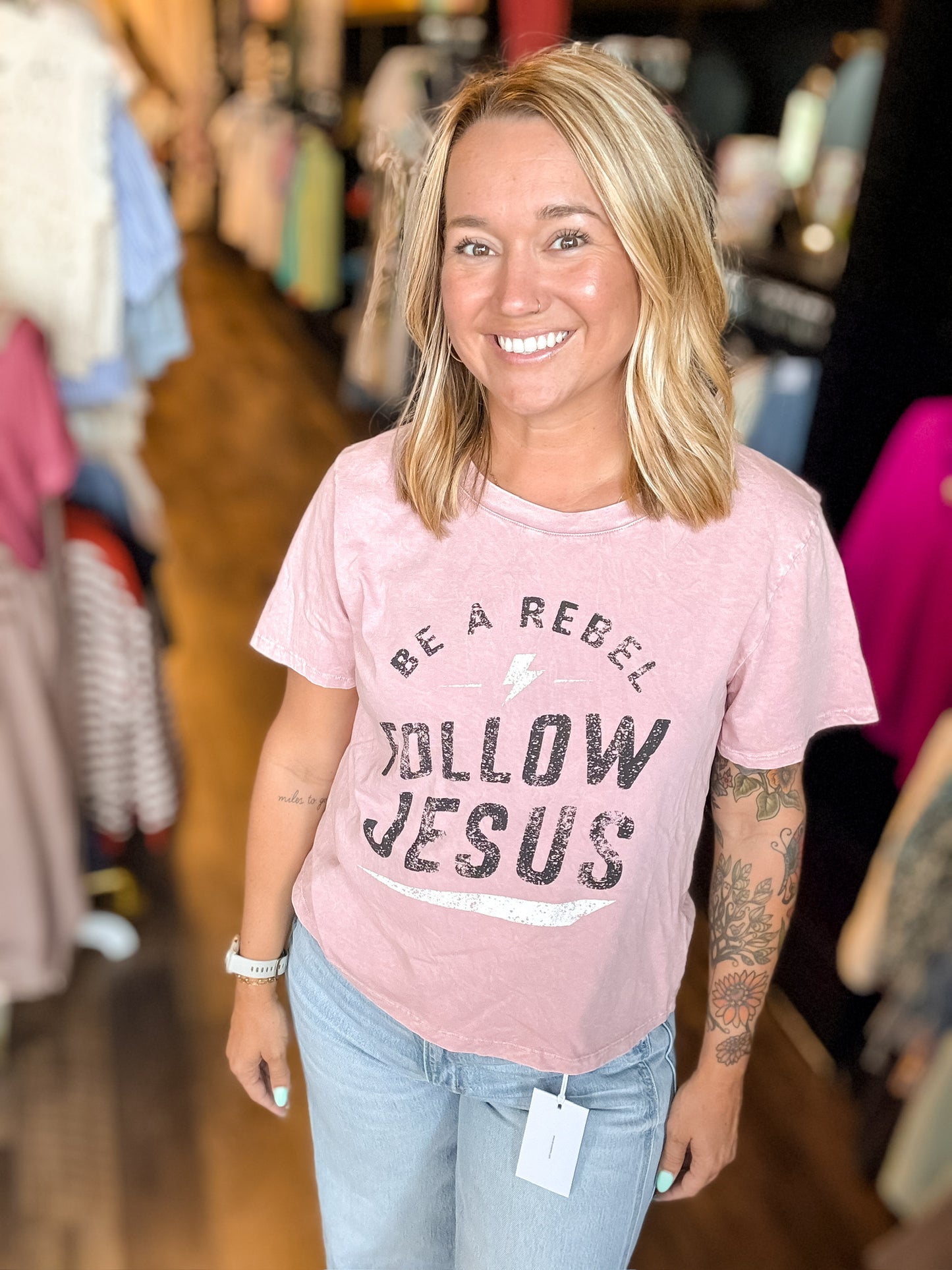 BE A REBEL FOLLOW JESUS