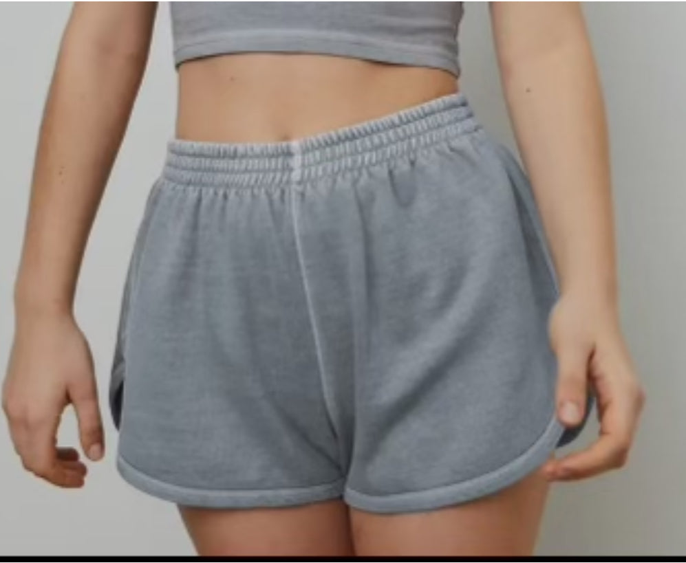 MINERAL WASH TERRY SHORT