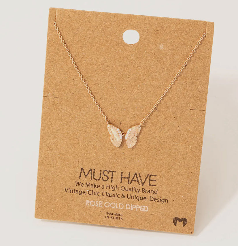 DAINTY FLUTTER NECKLACE