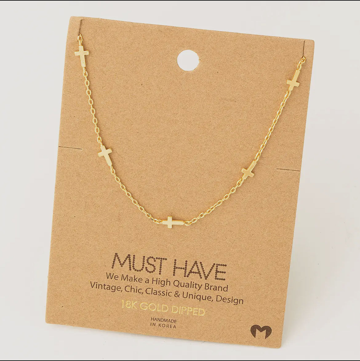 DAINTY CROSS NECKLACE