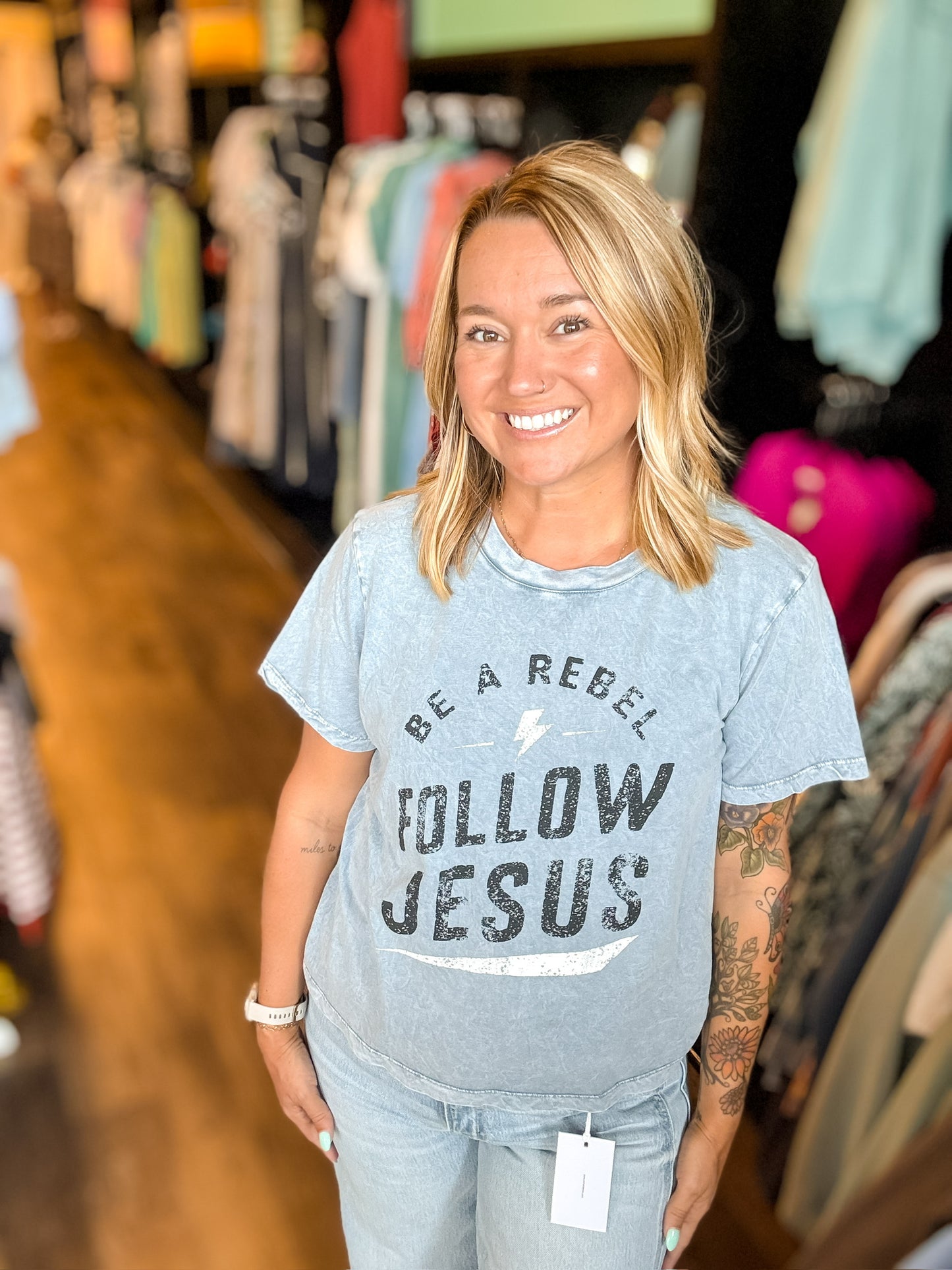 BE A REBEL FOLLOW JESUS