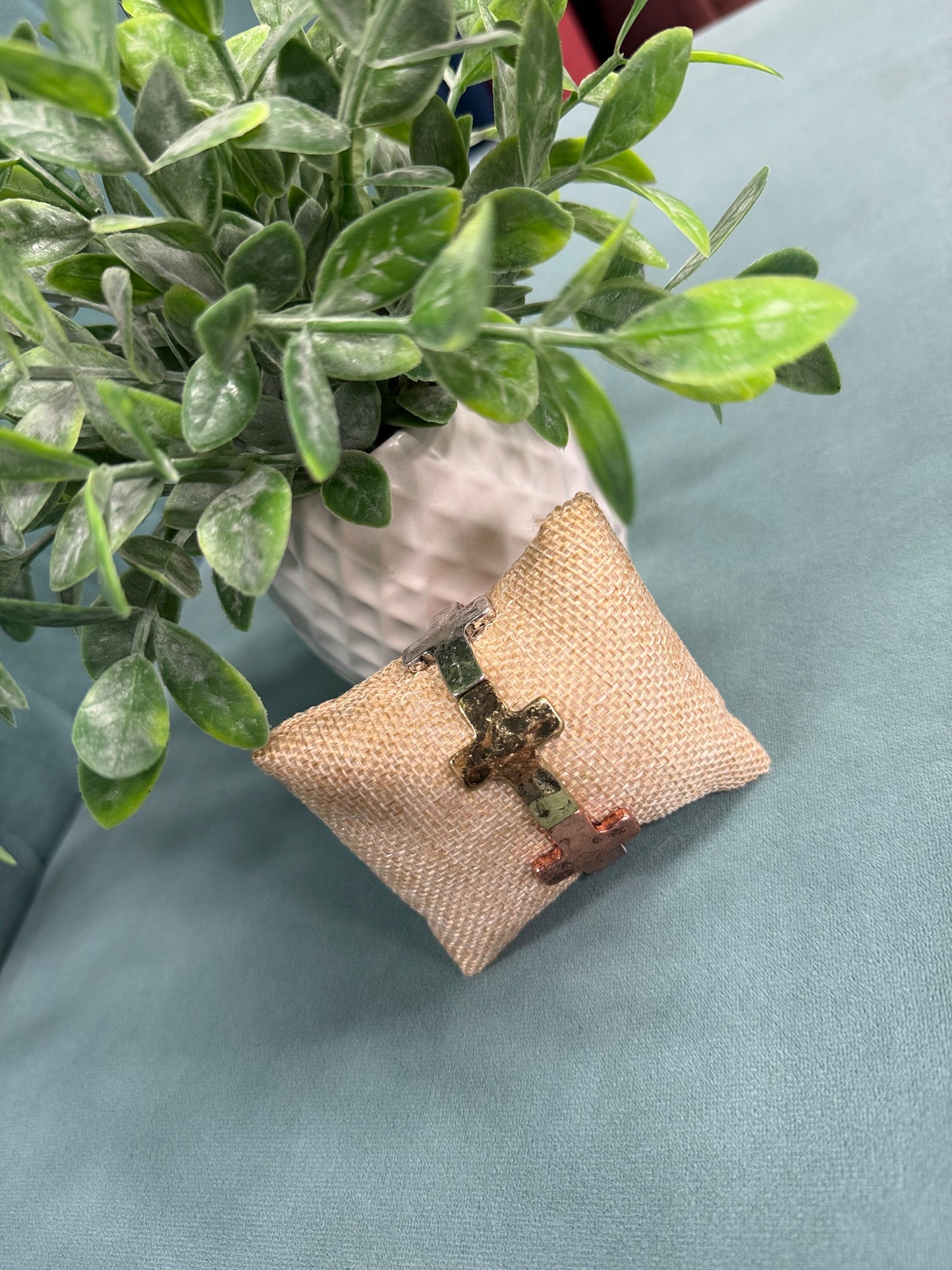 WORN CROSS BRACELETS