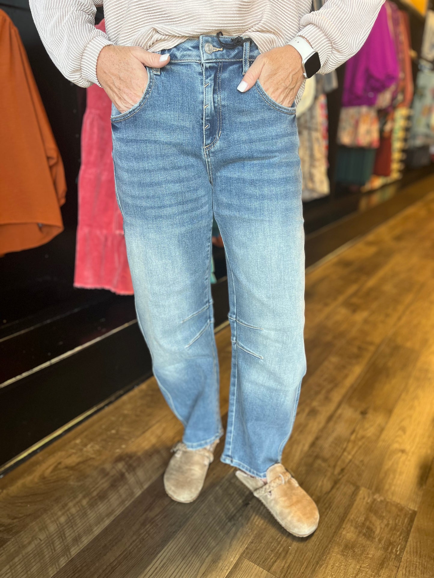 MICA BARREL DENIM