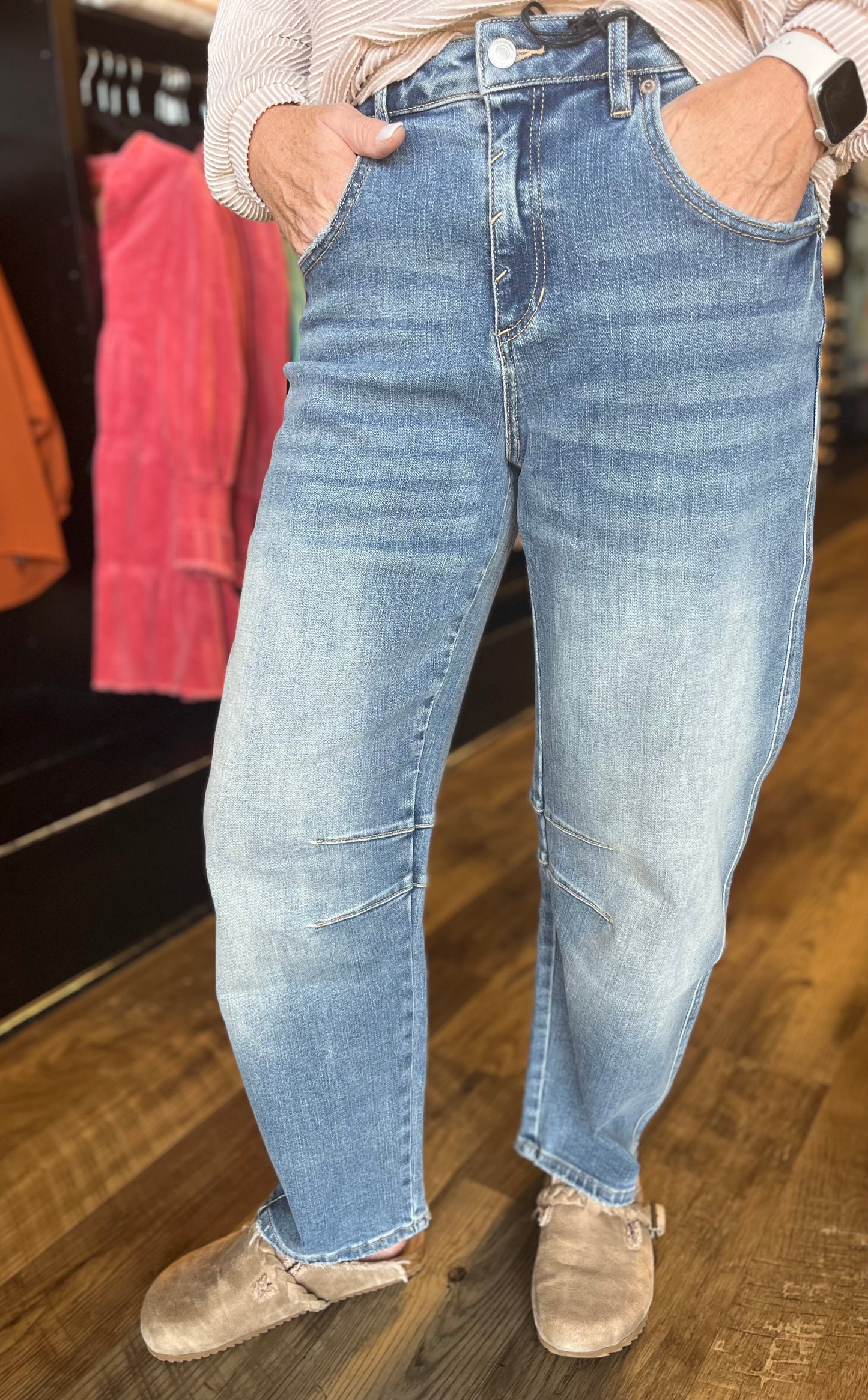 MICA BARREL DENIM