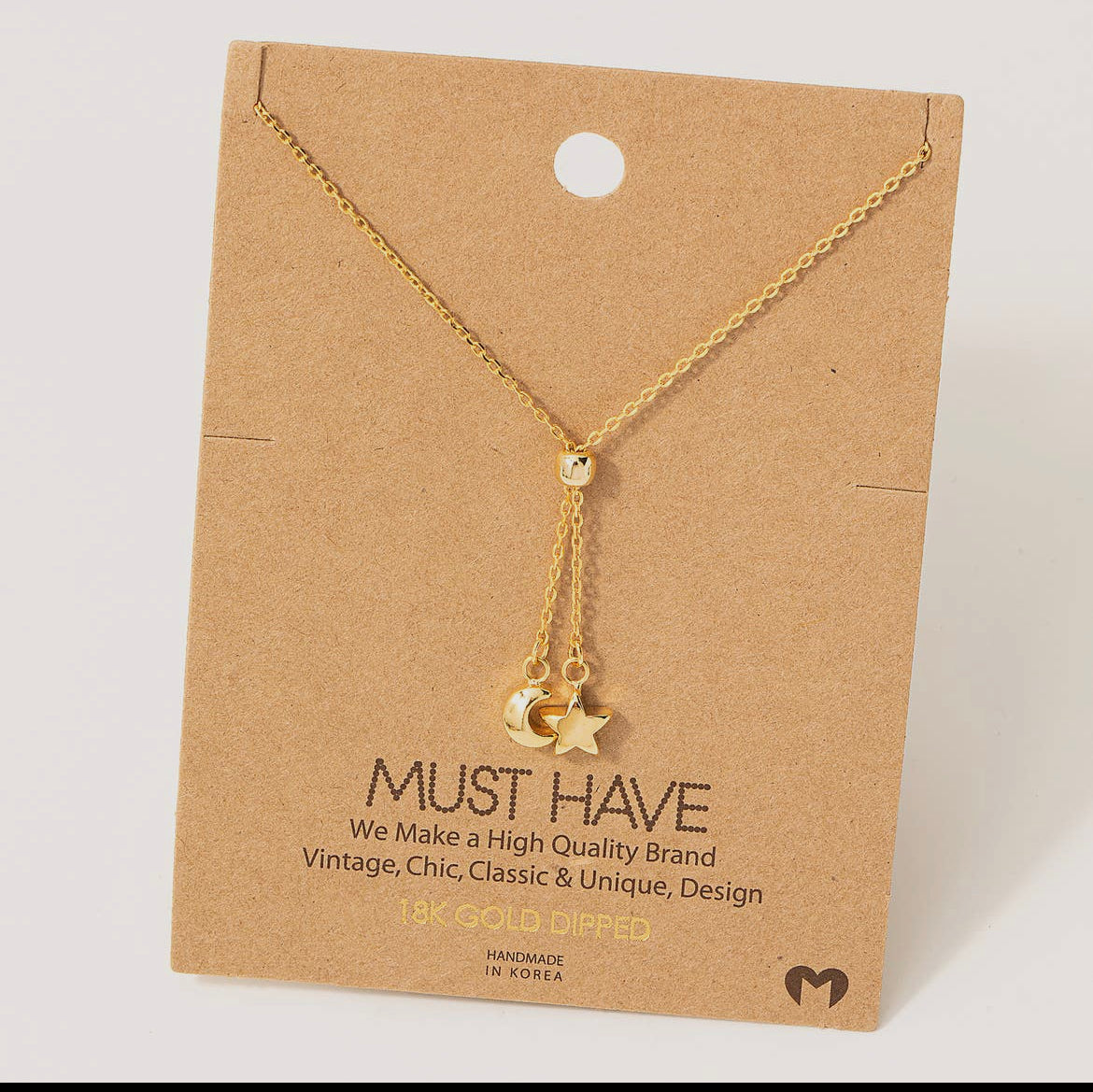 MINI MOON & STAR NECKLACE
