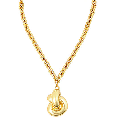 KNOTTED LINK NECKLACE