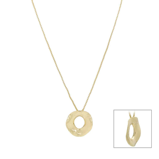 Open Circle Charm Necklace