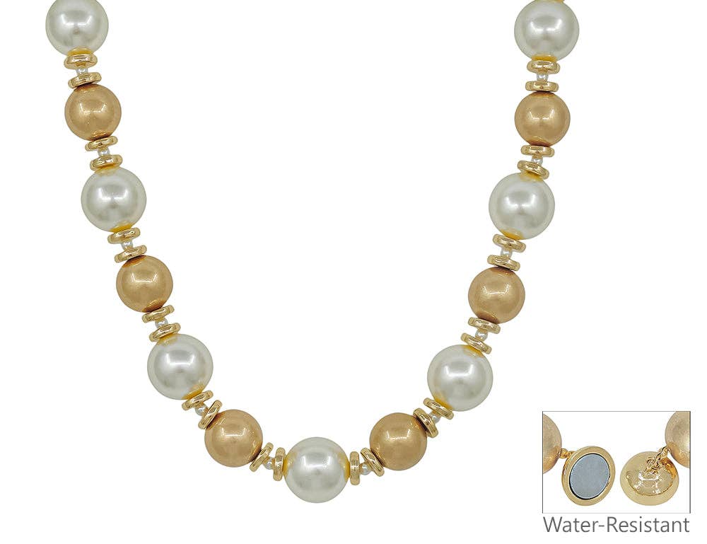 Gold & Pearl Necklace