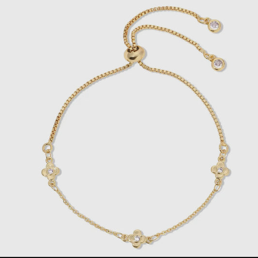 QUARTREFOIL PULLEY BRACELET