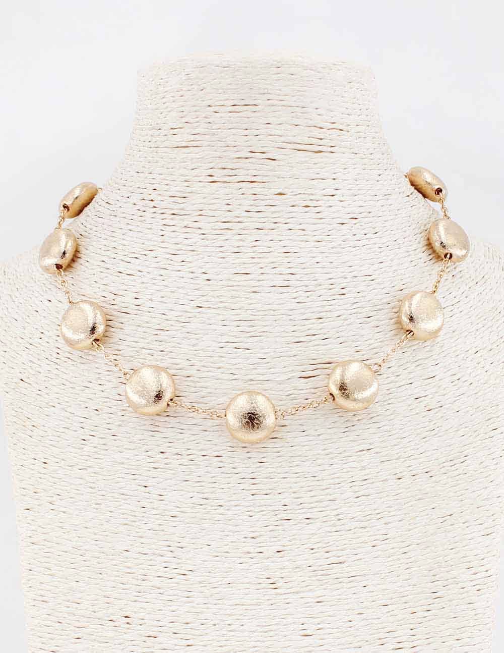 Flat Beaded Necklace