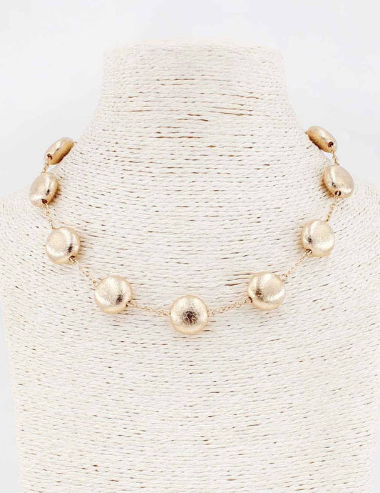 Flat Beaded Necklace