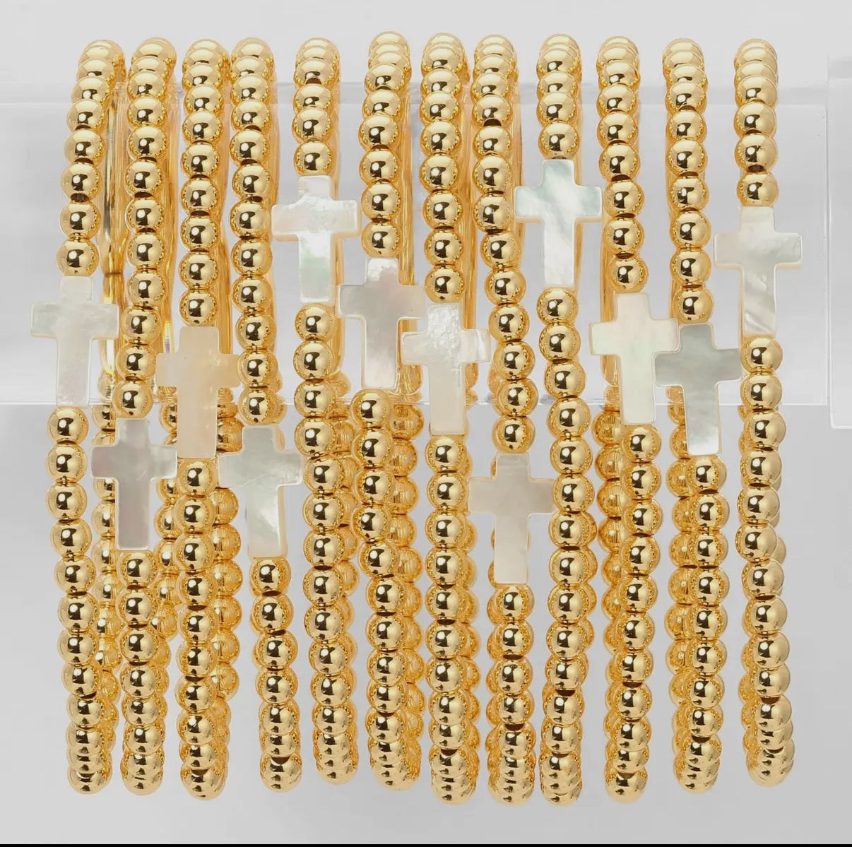 CROSS BEADED BRACELETS