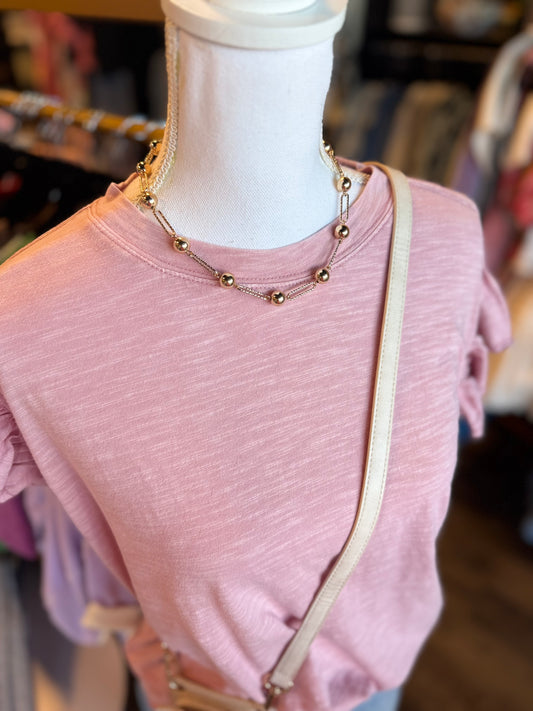 BEADED OPEN OVAL WATER RESISTANT