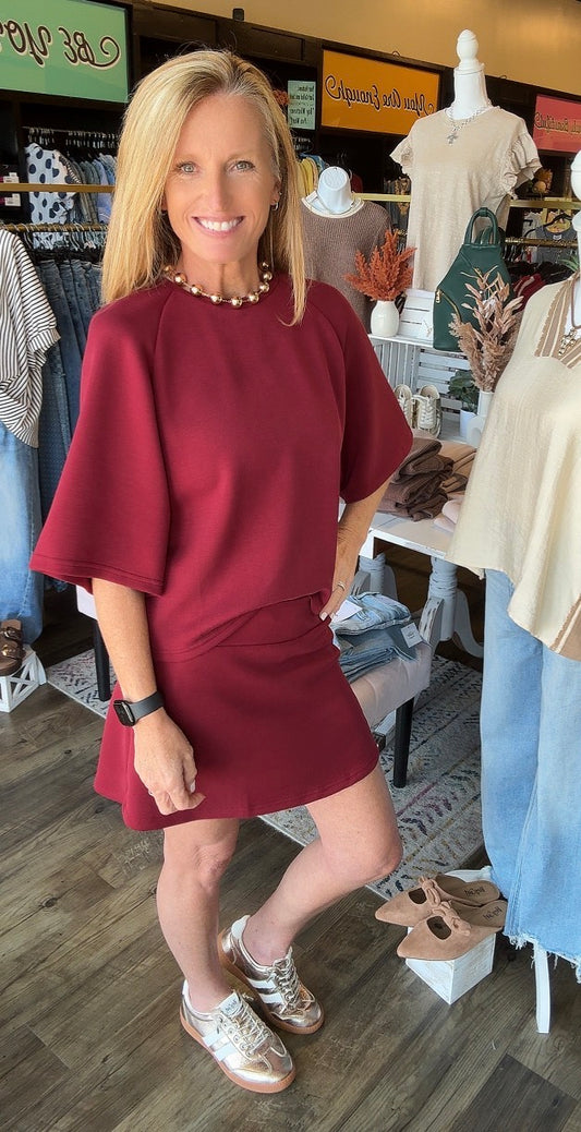 NO DOUBT SKORT SET