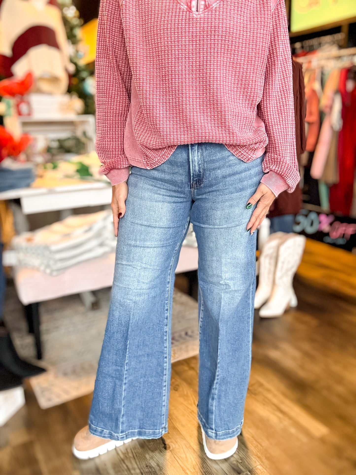 RISEN MR WIDE LEG FLARE
