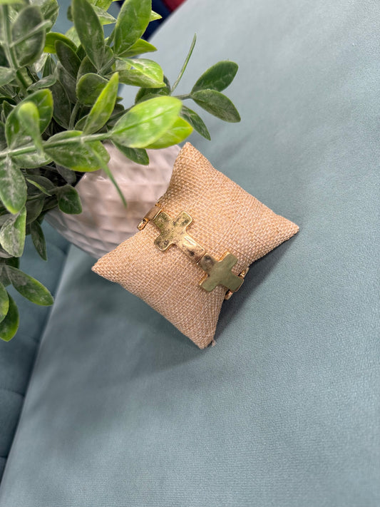 WORN CROSS BRACELETS