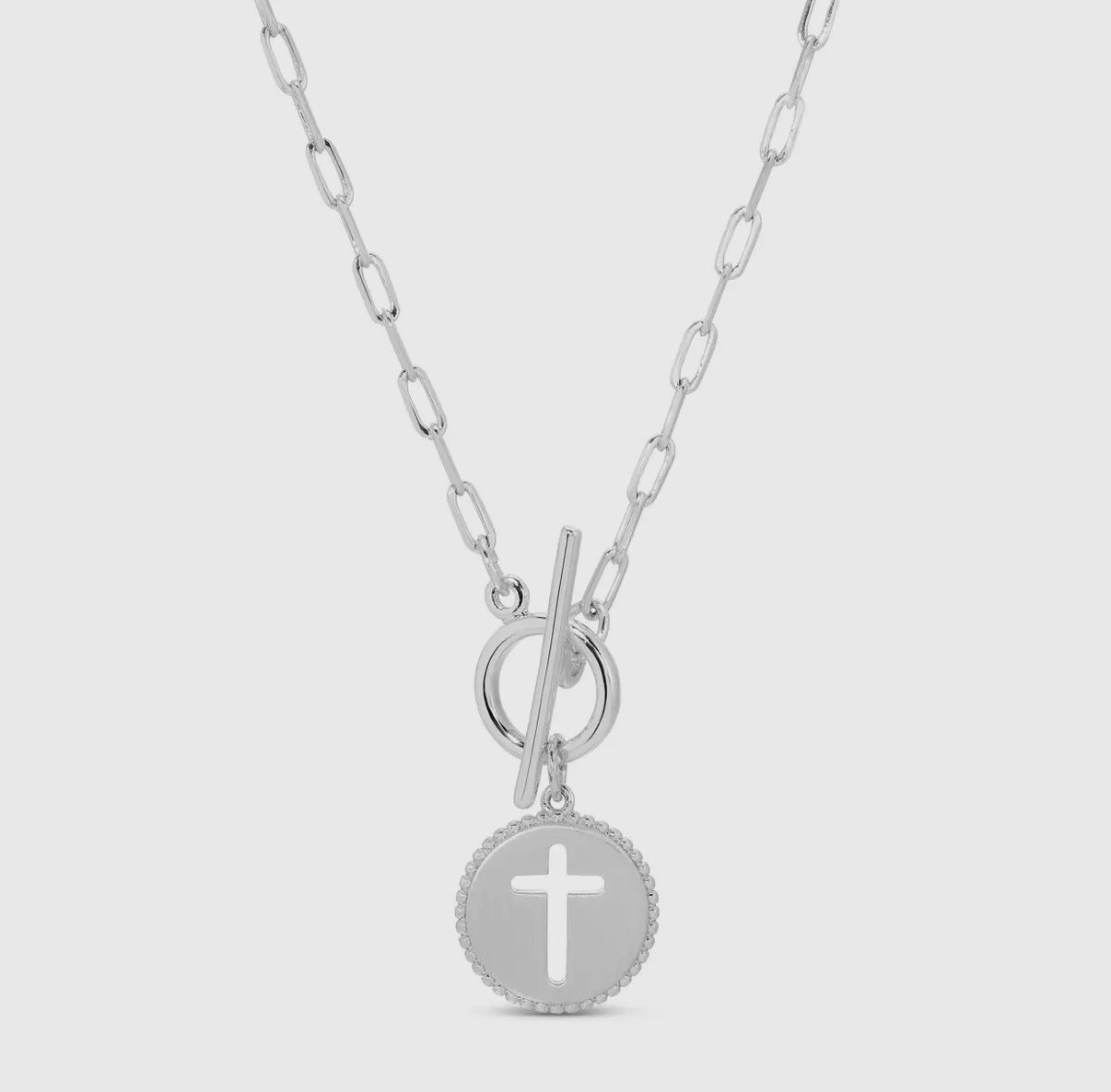 CROSS TOGGLE NECKLACE
