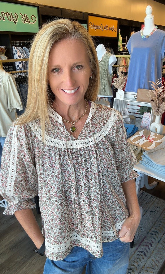 LACED IN FLORAL