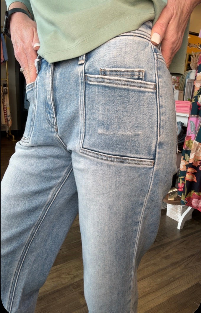 VERVET CROP SLIM WIDE