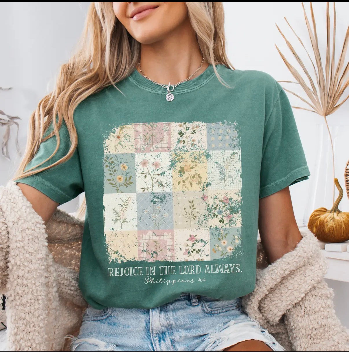 REJOICE IN THE LORD TEE
