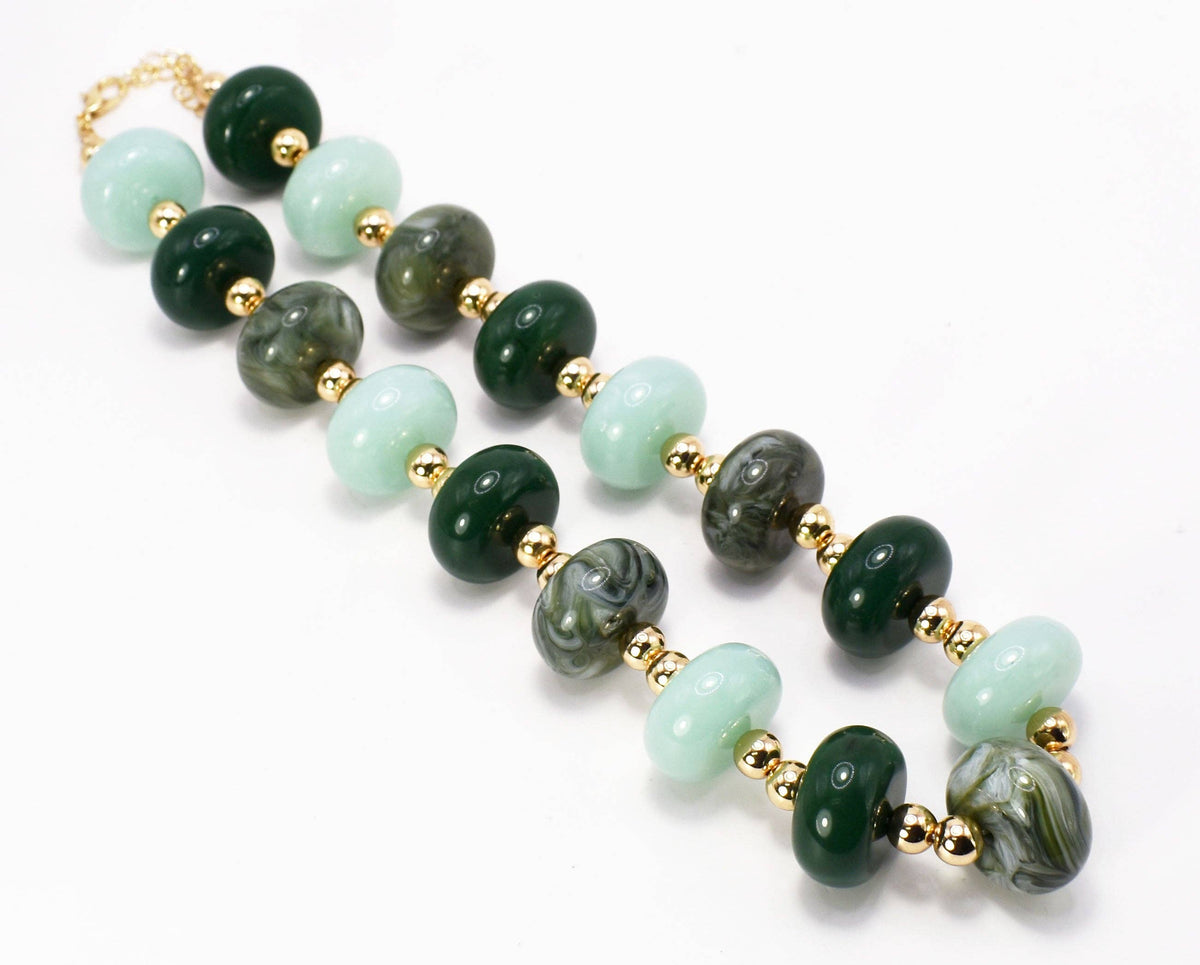 Green Acrylic Necklace