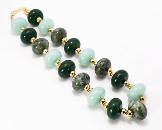 Green Acrylic Necklace