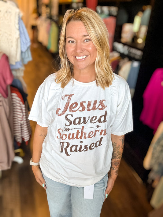 JESUS SAVES SOUTHEN RAISED