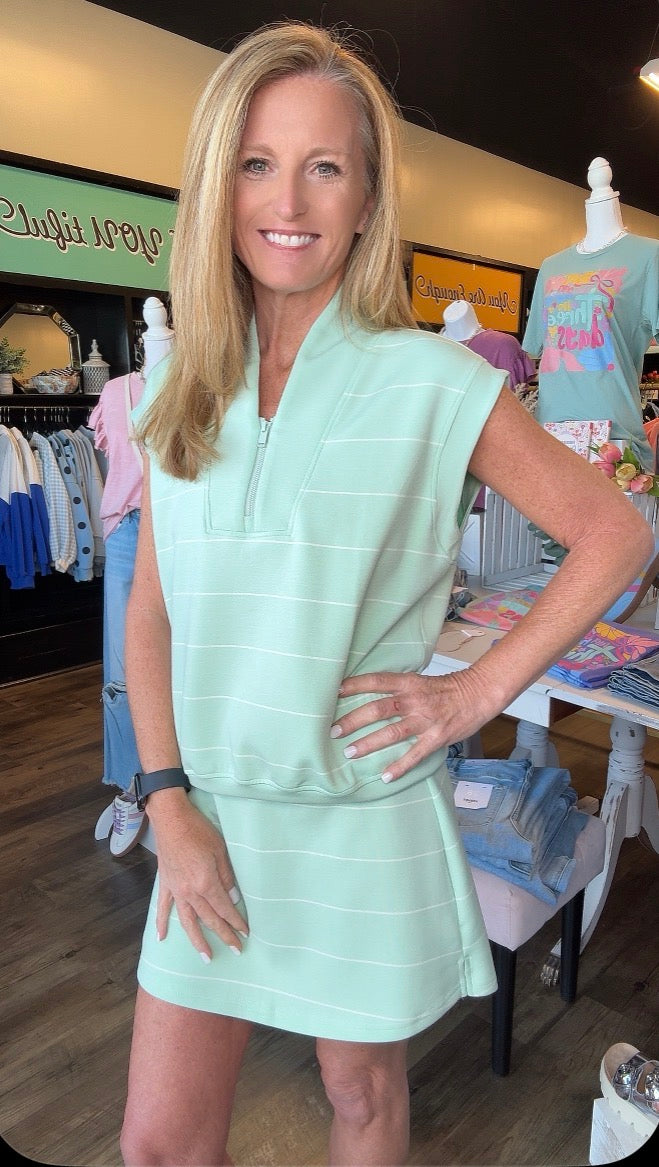 MINT SKORT SET