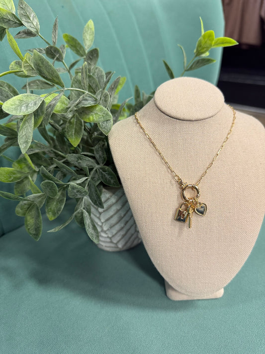 LOCK & KEY NECKLACE