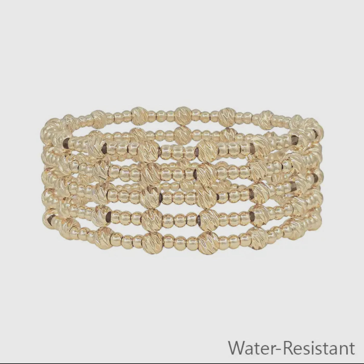 WATER RESISTANT BEADED BRACELETS