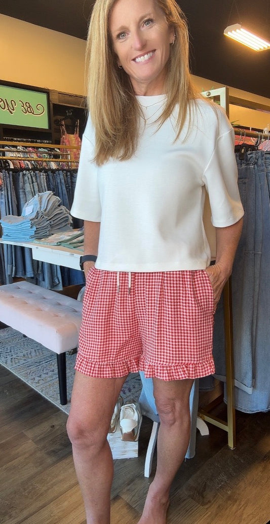 CHECKED OUT SHORTS