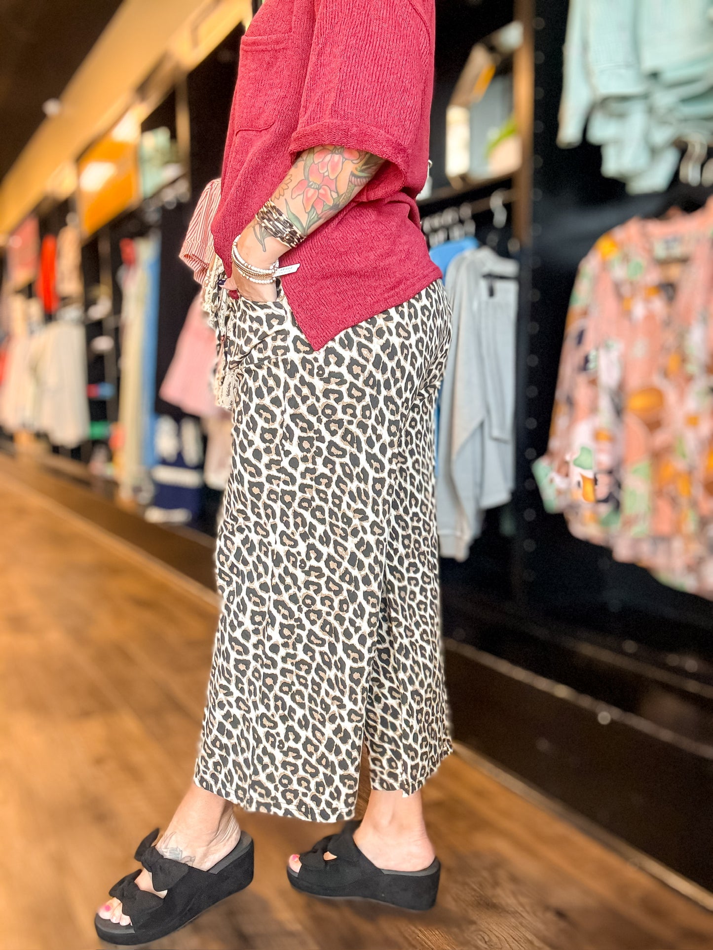 LAZY LEOPARD PANTS