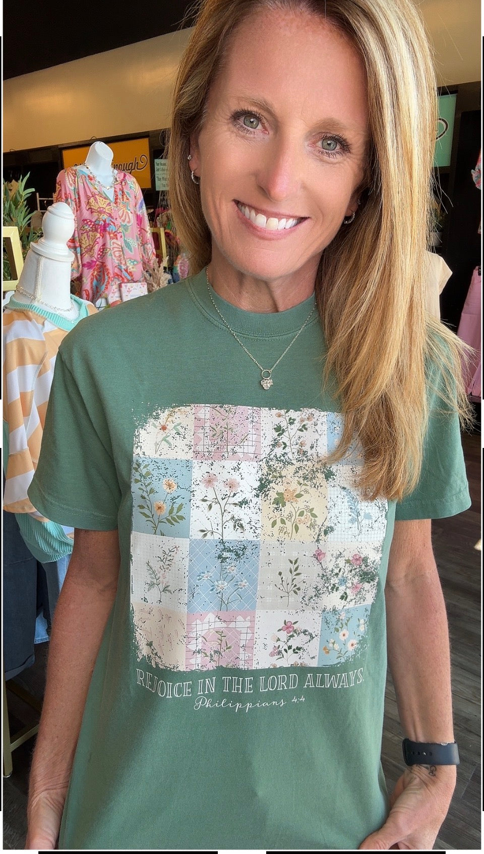 REJOICE IN THE LORD TEE