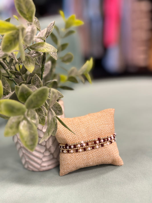 GAMEDAY BEADED BRACELETS