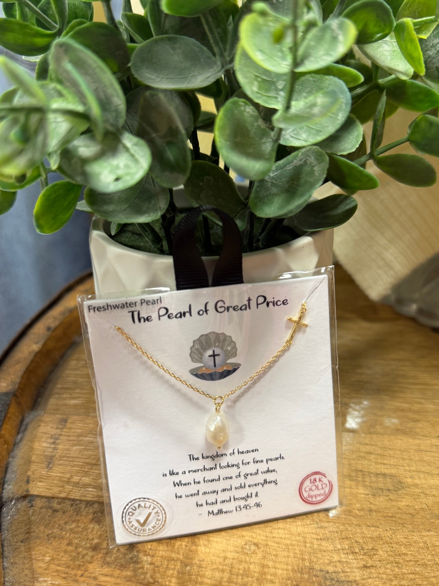 THE PEARL OF GREAT PRICE NECKLACE