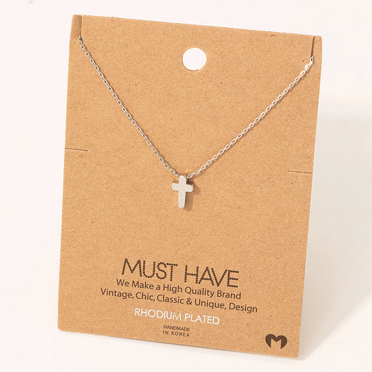DAINTY CROSS NECKLACE