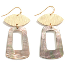 Load image into Gallery viewer, RECTANGLE RESIN DROP EARRINGS
