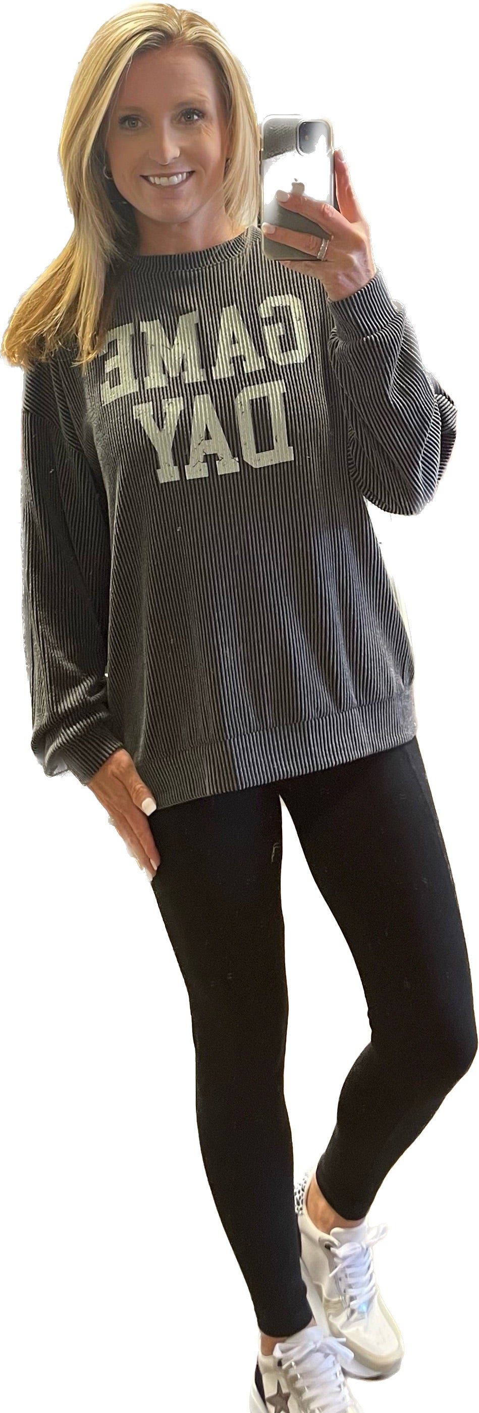 GAMEDAY RIBBED PULLOVER