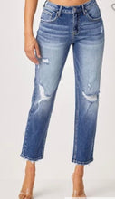 Load image into Gallery viewer, RISEN MID RISE DISTRESSED BOYFRIEND JEAN
