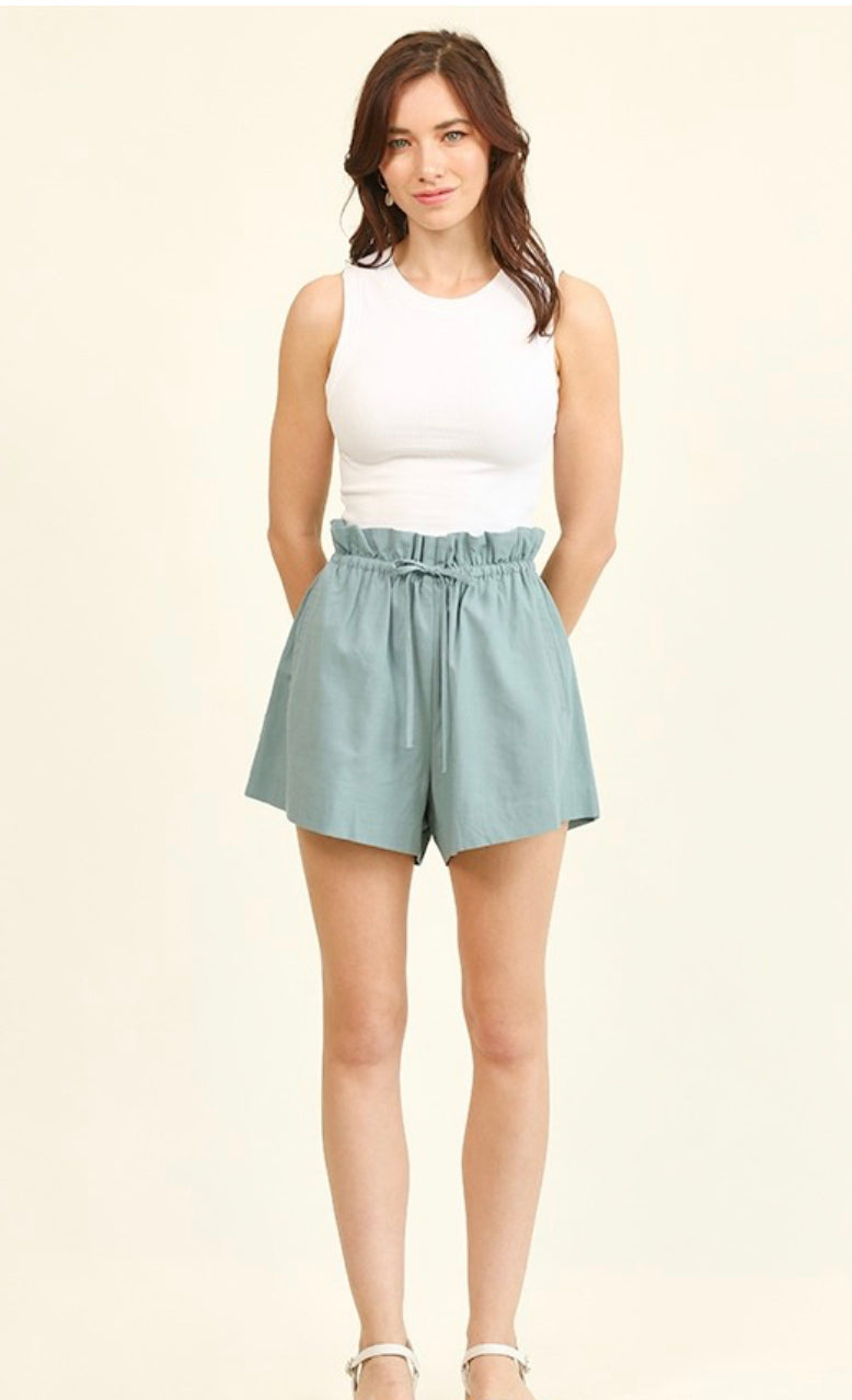 PAPERBAG WAISTED SHORTS