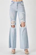 Load image into Gallery viewer, RISEN HIGH RISE DISTRESSED DAD JEANS
