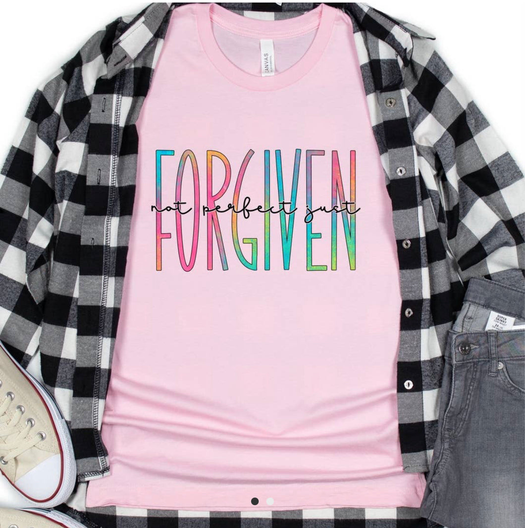 NOT PERFECT JUST FORGIVEN TEE